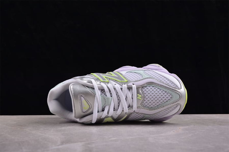 New Balance 9060 White Silver Metalic Taro