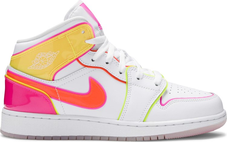 Nike Air Jordan 1 Mid SE GS 'Edge Glow'