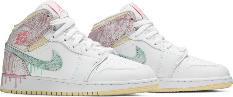 Nike Air Jordan 1 Mid SE GS 'Ice Cream'