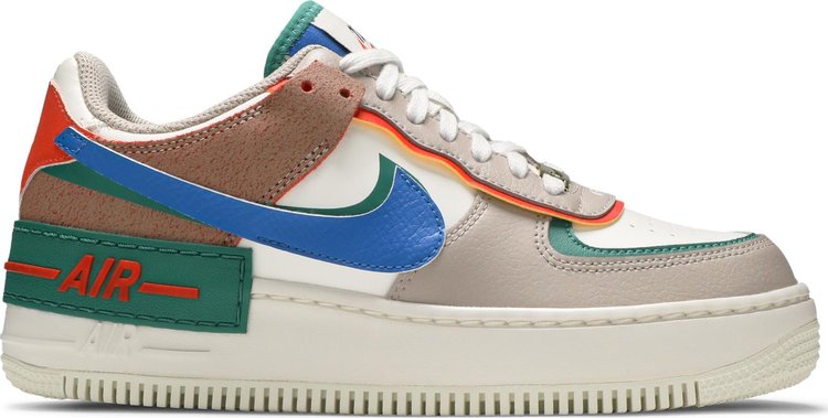 Nike Air Force 1 Shadow 'Sail Signal Blue Green'