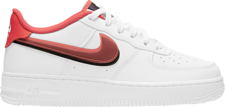 Nike Air Force 1 LV8 GS 'Double Swoosh - Bright Crimson'