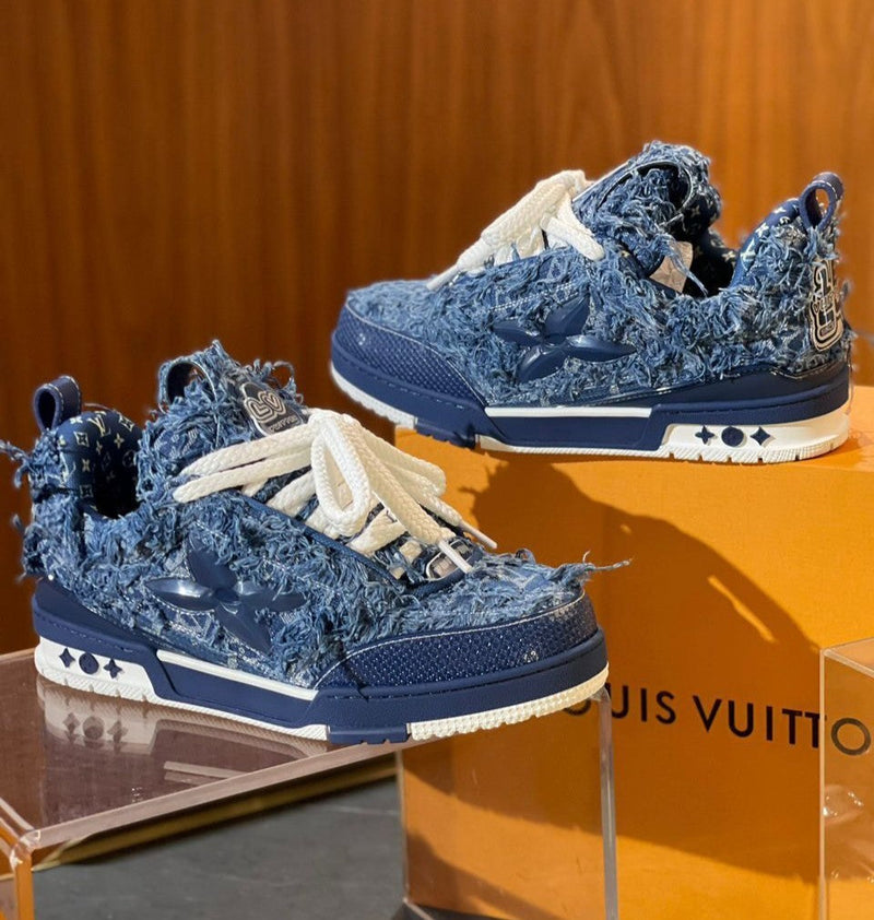 Louis Vuitton LV Skate Blue Monogram Denim