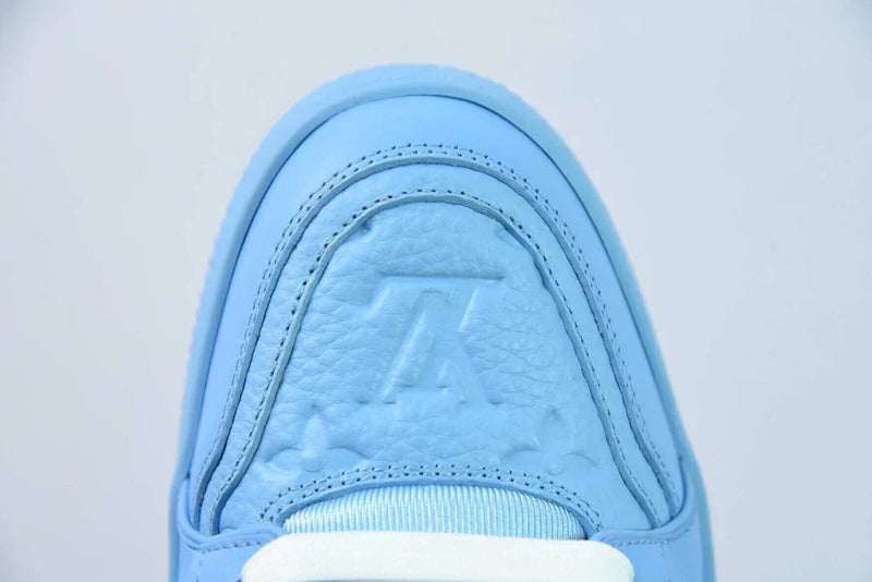 LV Trainer Blue Embossed Monogram